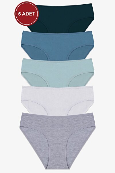 koza iç giyim Kadın 5'li Likralı Külot
