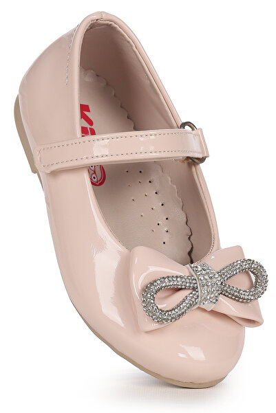 Kiko Kids ربطة عنق ربطة عنق حجرية فيلكرو أحذية راقصة الباليه للفتيات