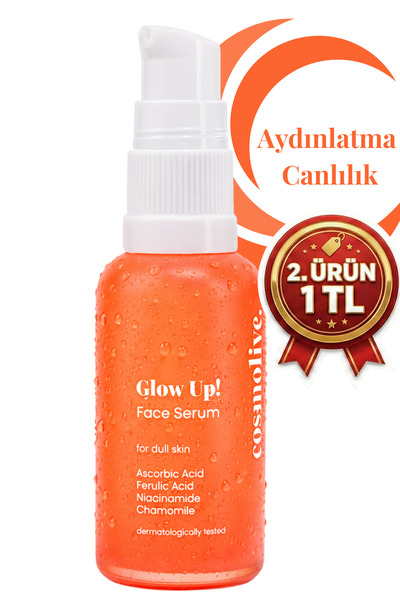 Cosmolive Profesyonel C vitamini Yüz Serum | Aydınlatıcı | Askorbik Asit | Fe...