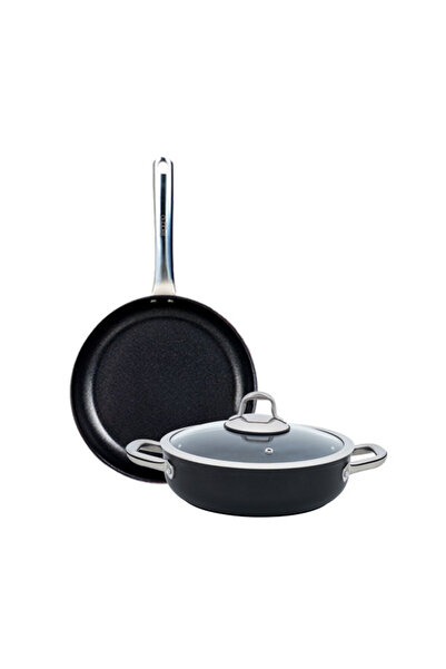 Leggno Master Daily Titanium Cookware Set 3 Pieces Black
