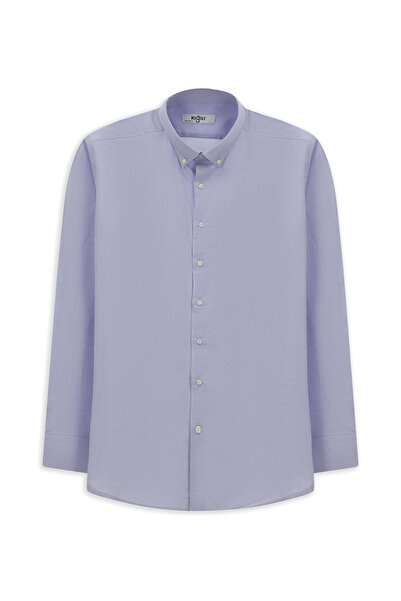 Kiğılı Дълъг ръкав, тясна кройка, затегнат панталон, памучна риза Оксфорд