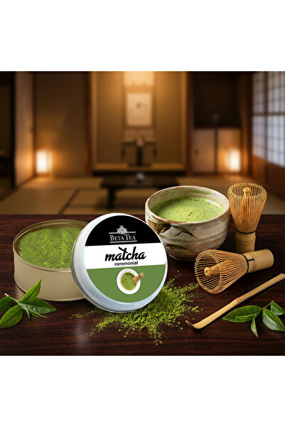 Beta Tea Beta Ceremonial Matcha Yeşil Çay 25 g - Metal Ambalaj