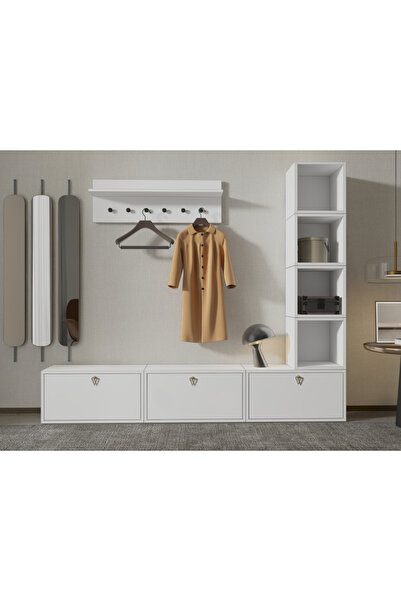 nettrends.net the new trend of shopping Duvar Askılı Raf 3 Kapaklı Alt Ayakka...