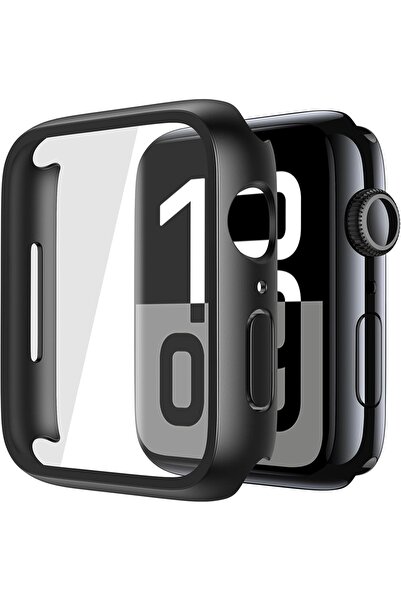 Alstrap Apple Watch 7 8 9 45mm Uyumlu Kılıf Kasa Ve Ekran Koruyucu 360 Tam Ko...