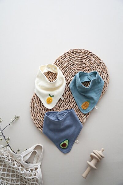 OhlalaKoala 3lü Nakışlı Önlük Model 2