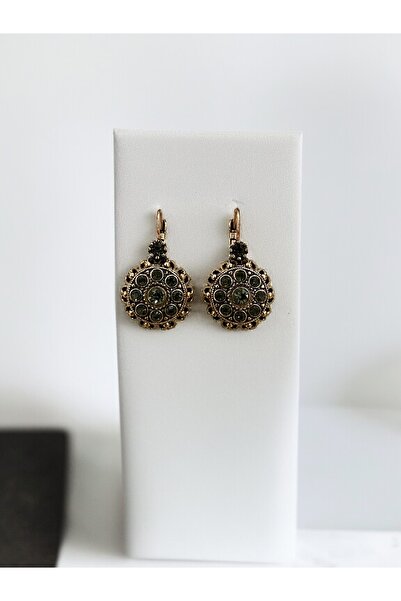 FAYRA ACCESSORIES Kristal Taşlı Papatya Küpe