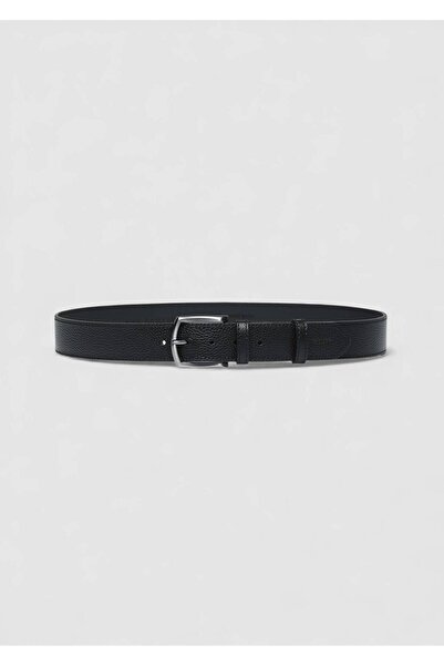 Ramsey Black Calfskin Belt