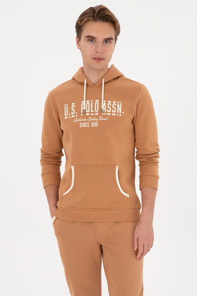 U.S. Polo Assn. Hanorac pentru bărbați, cu glugă, croială normală, culoare ca...