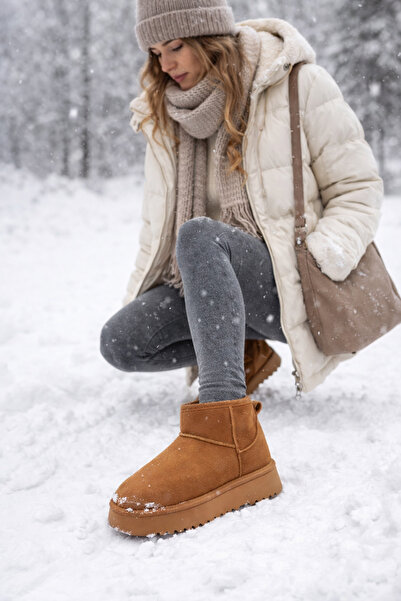 Giydim Gidiyor Дамски боти Yora - Кафяв модел