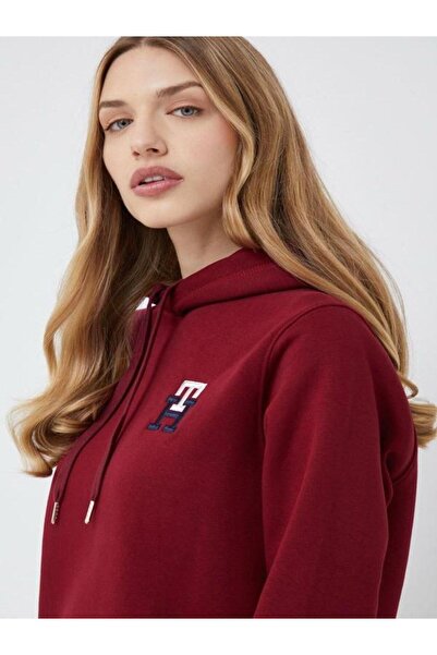 Tommy Hilfiger WOMEN'S REGULAR FIT SWEATSHIRT HOODDIE