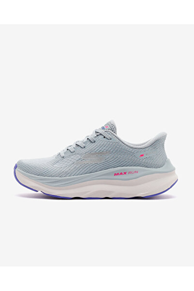 SKECHERS MAX RUN Kadın Gri Koşu Ayakkabısı 129201 GYPR