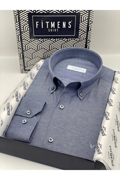 Fitmens قميص رجالي قطني بأكمام طويلة وقصة ضيقة سهل الكي مع علبة هدايا FS-0022...