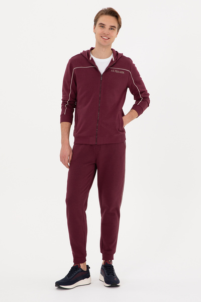 U.S. Polo Assn. بنطال رياضي رجالي باللون العنابي 50315730-VR177