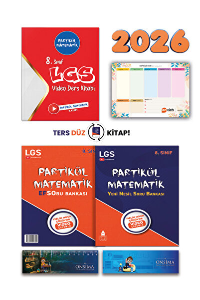 Partikül Matematik 8. Sınıf Lgs Efso - Yeni Nesil Soru Bankası - Partikül Mat...