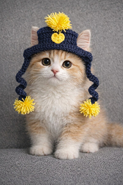 Jasminya إكسسوار قبعة وغطاء رأس للقطط والكلاب من تارافان، إكسسوار للحيوانات ا...