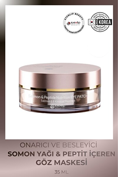 Eyenlip Beauty Somon Yağı Ve 8 Çeşit Peptid Içeren Beyazlatıcı Hidrojel Göz M...