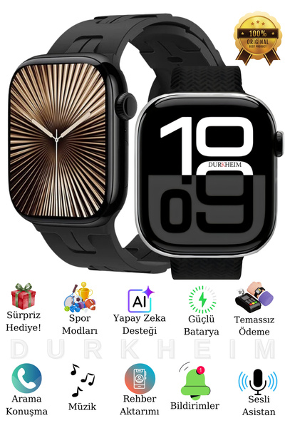 TECHNOTOWN Kadın Akıllı Saat | Arama ve Mesaj | Sağlık Takibi | Sesli Asistan...