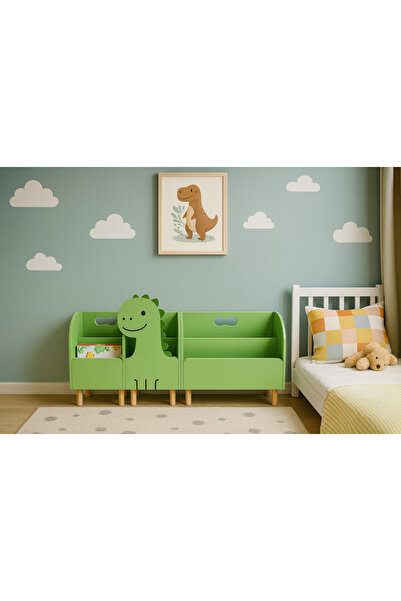 metserdeko Montessori dinazor kitaplık