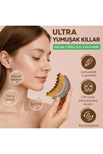 PeakMotion The Brusher Paris Lenf Drenaj ve Çene Şekillendirme Fırçası Çok Fo...