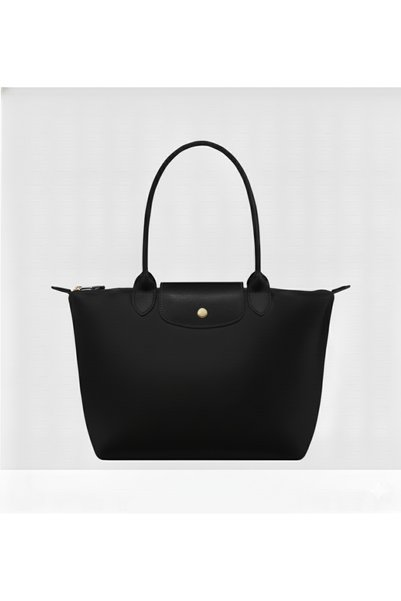 FASHION Foldable Leather Handle Large Handle Shoulder and Handbag