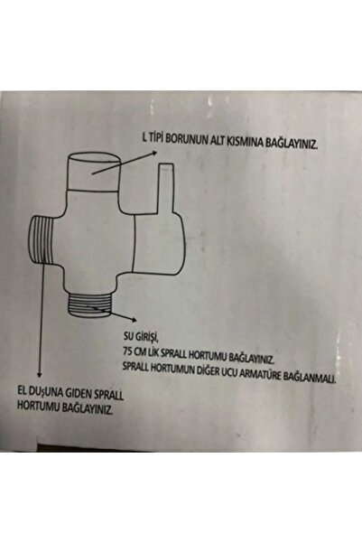 YAPI KALİTE Robot Duş Seti Yönlendirici Musluk