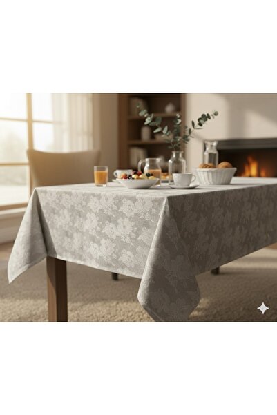 Sfr Home by FİSKOS غطاء طاولة طعام من قماش البوليستر بنمط زهرة الغلستان مقاس ...