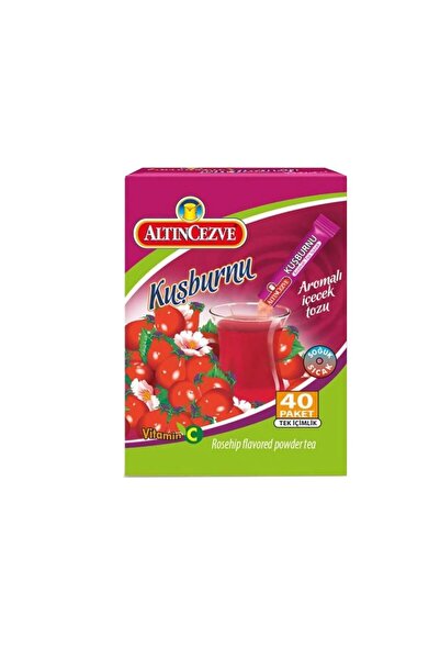 Altıncezve PORTAKAL,KUŞBURNU,NANE LİMON,KİVİ,MUZ,KARADUT AROMALI İÇECEK TOZU 40 × 1,5 GR 6'LI SET