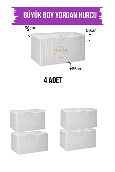 AYHOME Hurç Büyük Boy Yorgan Yastık Battanıye Elbise Çok Amaçlı Hurç
