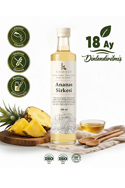 Doğadan Sağlığa Ananas Sirkesi Doğal Fermantasyon Pineapple Vinegar 250 ml