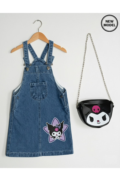 Aymini kids KUROMİ KIZ ÇOCUK ÇANTALI KOT JİLE