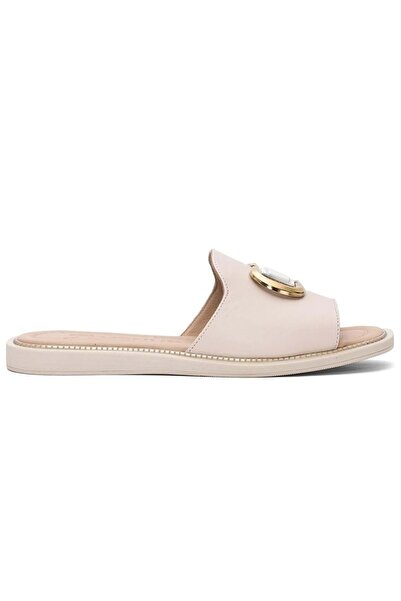 Venüs Papuci de damă din piele naturală Drion BEIGE