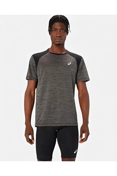Asics ROAD SS TOP Erkek Gri Kısa Kollu Tshirt 2011C992-001