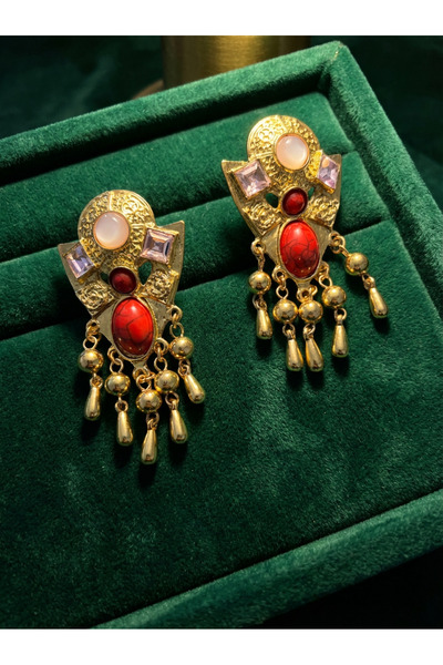 ayoljewelry Vintage Gold Dangle Earrings