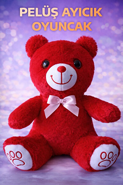 viyolmarketim Peluş Oyuncak Ayı 35 cm – Doğum Günü Hediyesi, Yumuşak Uyku Ark...