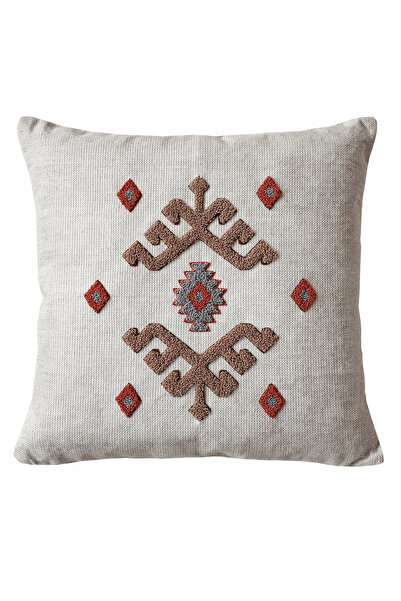 ARYADA Punch Nakışlı Etnik desenli Kırlent Kılıfı