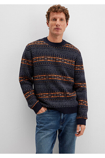 Mavi Wool Blend Navy Blue Sweater Regular Fit / Regular Cut 0710331-70497