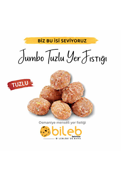 bileb serinhisar bi leblebi'de bana Jumbo Kavrulmuş Tuzlu Yer Fıstığı 500 g