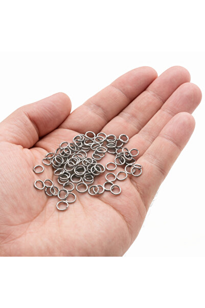 Flower 250 Adet - 5 Mm Takı Halkası, Kesik Halka, Takı Yapma Halkası, Yuvarla...