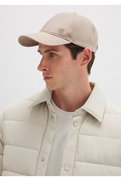 Mavi Beige Hat with Seal Logo Embroidery 0911882-27151