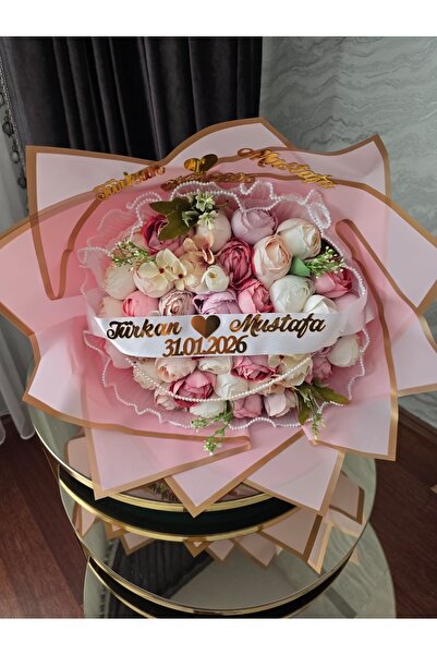 cloudhome Kız isteme çiçeği şakayık 41 li 80 adet çikolata