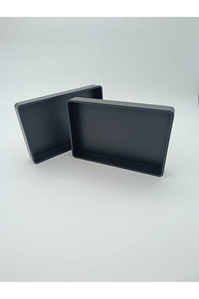 IKEA Skogsviken 2 Adet Banyo Tepsisi, Siyah