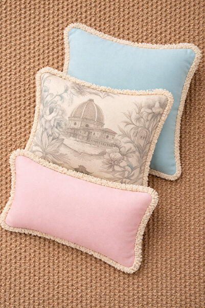 Alacastore Σετ Τριών Διακοσμητικών Καλύμματα Μαξιλαριών Μποέμικο Στυλ