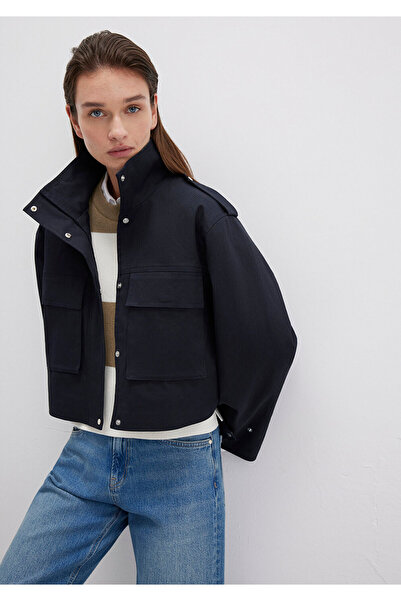 Mavi Oversize Navy Blue Women's Jacket M1110708-70497