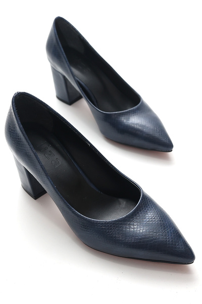 Liza Shoes حذاء نسائي بكعب تمساح ثعبان - A002-K381