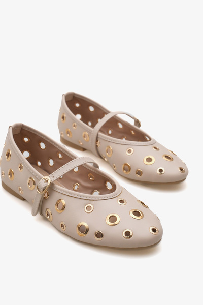 Liza Shoes REYNA Γυναικεία διάτρητη μπαλαρίνα μπαλαρίνας A003-PM567- K845