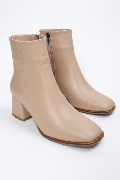 Liza Shoes حذاء نسائي بكعب وسحاب جانبي من HAVEN A005-K2005