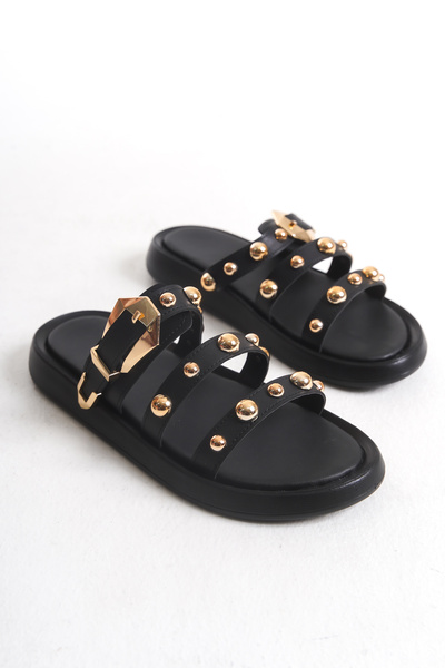 Liza Shoes KAREN Жіночі тапочки з ремінцем і каблуком A003-K831