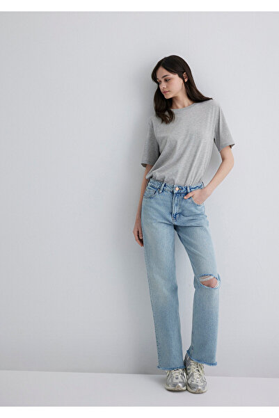 Mavi Pantaloni de jeans albastru deschis de la Barcelona College 101047 -89198