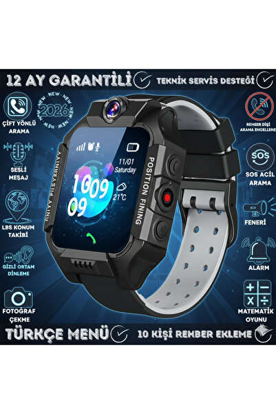 Beça Smart Home Q9 PLUS Akıllı Çocuk Takip Saati, Sim Kartlı Arama, Kameralı,...