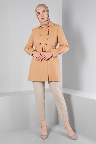 Alvina Пальто з поясом і ґудзиками 90349